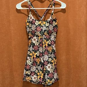 Gilly Hicks floral short jumpsuit